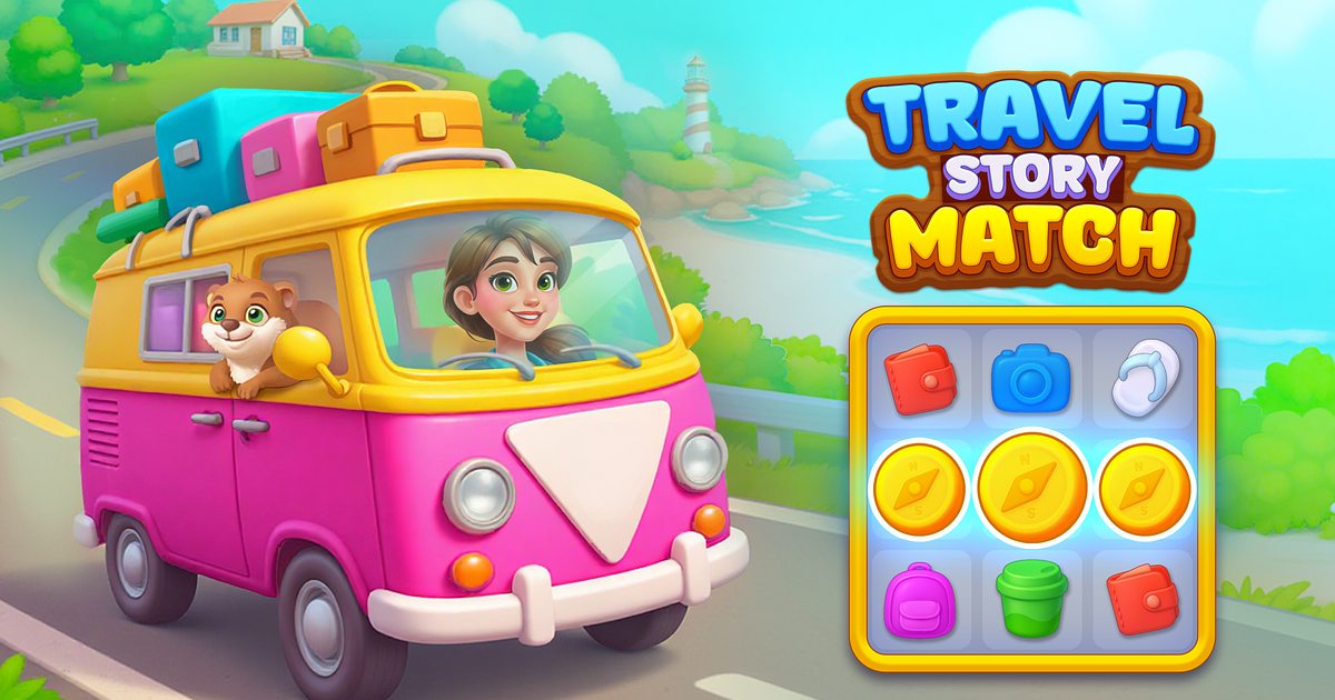 Discover Travel Story Match - A Relaxing Puzzle Game