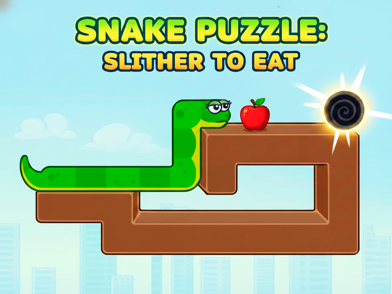 Snake Puzzle: Slither to Eat - Find Fruits Online Now!
