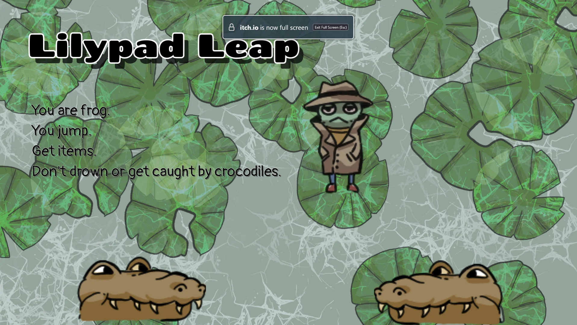 Lilypad Leap: Help Sir Frog on His Adventure Online