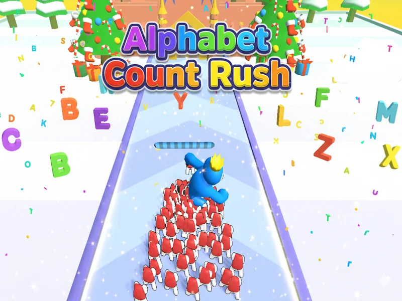 Alphabet Count Rush: Grow Your Army Online!