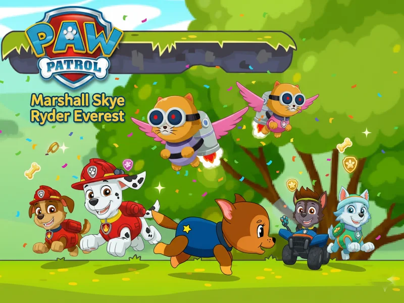 Paw Patrol Run: Train with Skye & Ryder Online